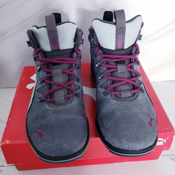 Puma Silicis Asphalt Quarry Magenta Purple Sz 6.5 - Picture 3 of 12